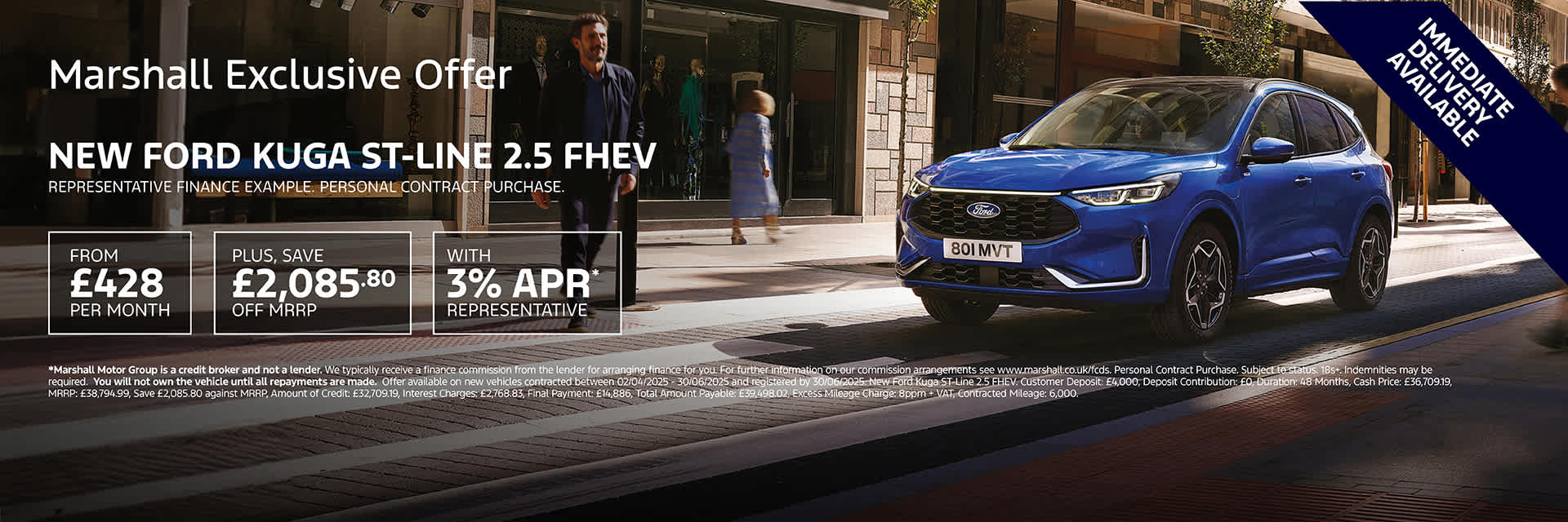 New Ford Kuga Personal Contract Purchase Exclusive Offer