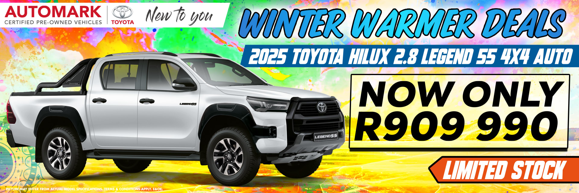 2025 Toyota Hilux 2.8 Legend 55 4x4 Auto
