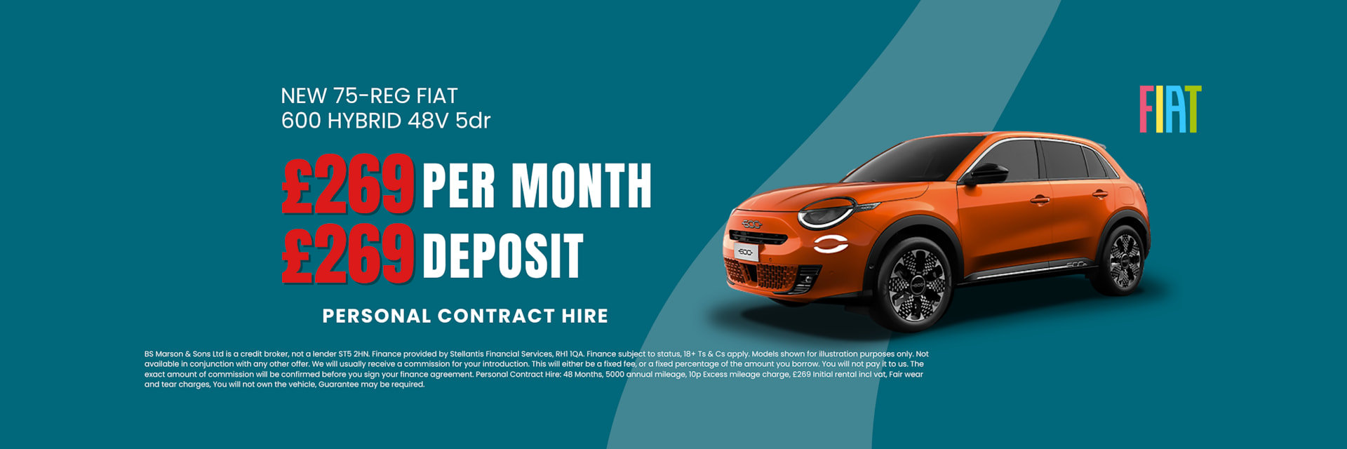 Q4 2025 Nov Fiat 600 £269 £269 PCH