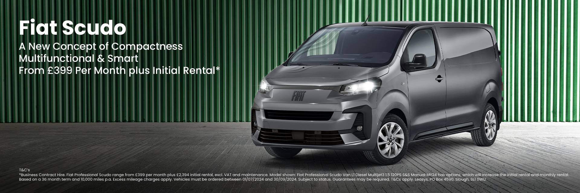 Fiat Scudo From £399 Per Month