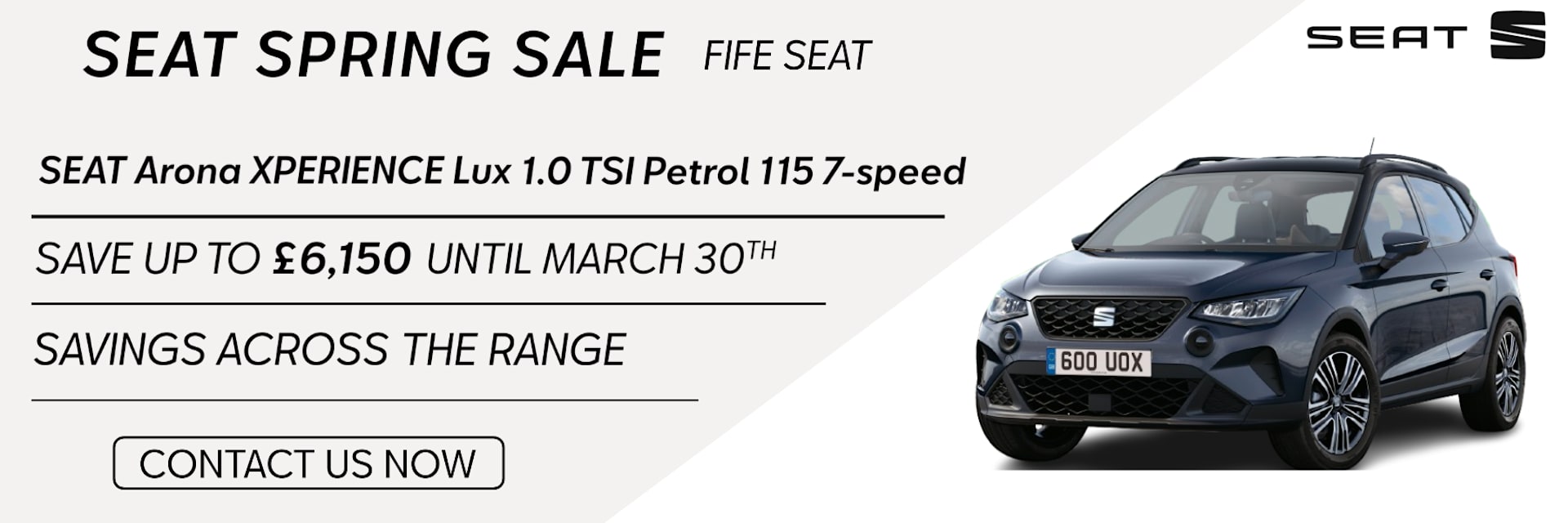 SEAT Arona Spring Sale Offer