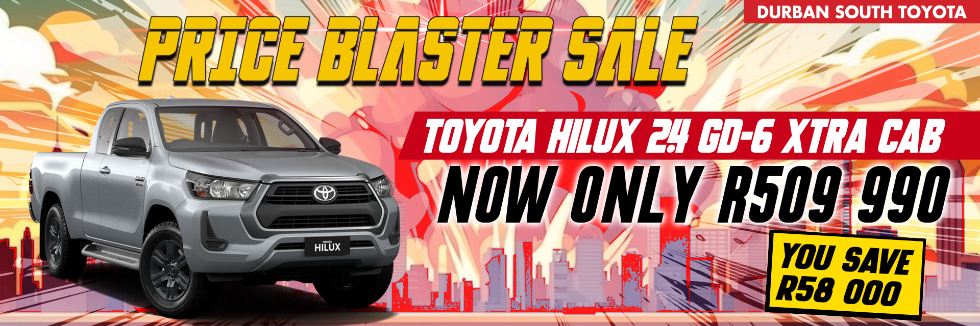 Toyota Hilux 2.4 GD-6 Xtra Cab