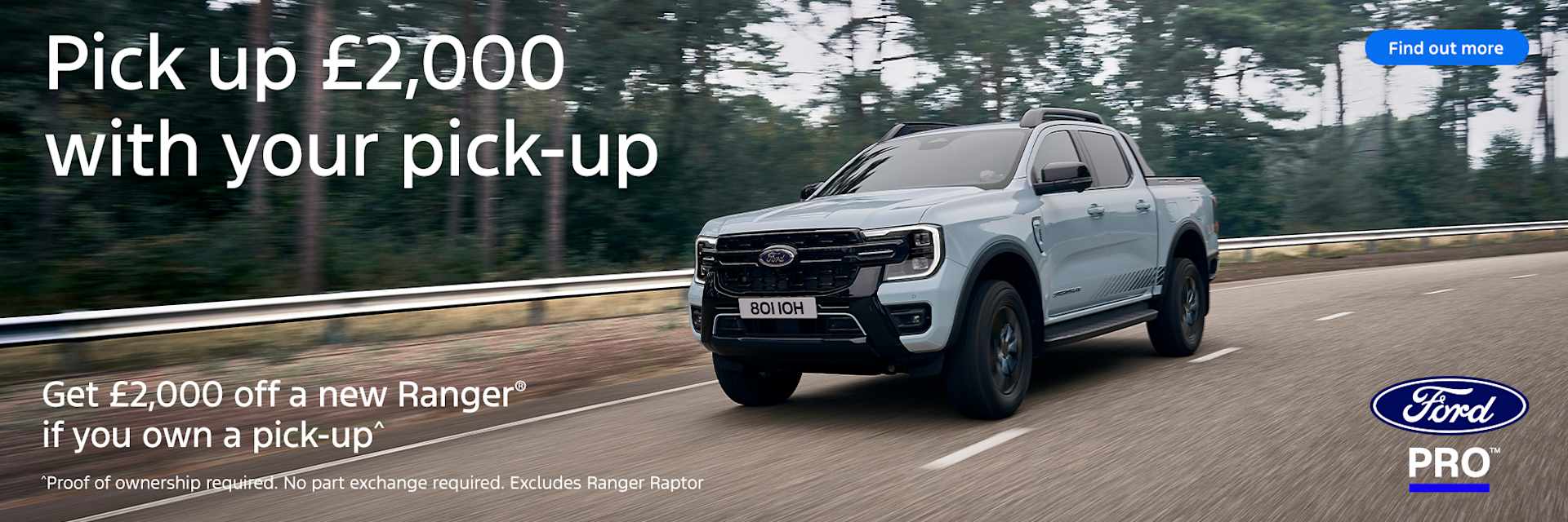 Ford Ranger £2000 Trade-in Allowance!