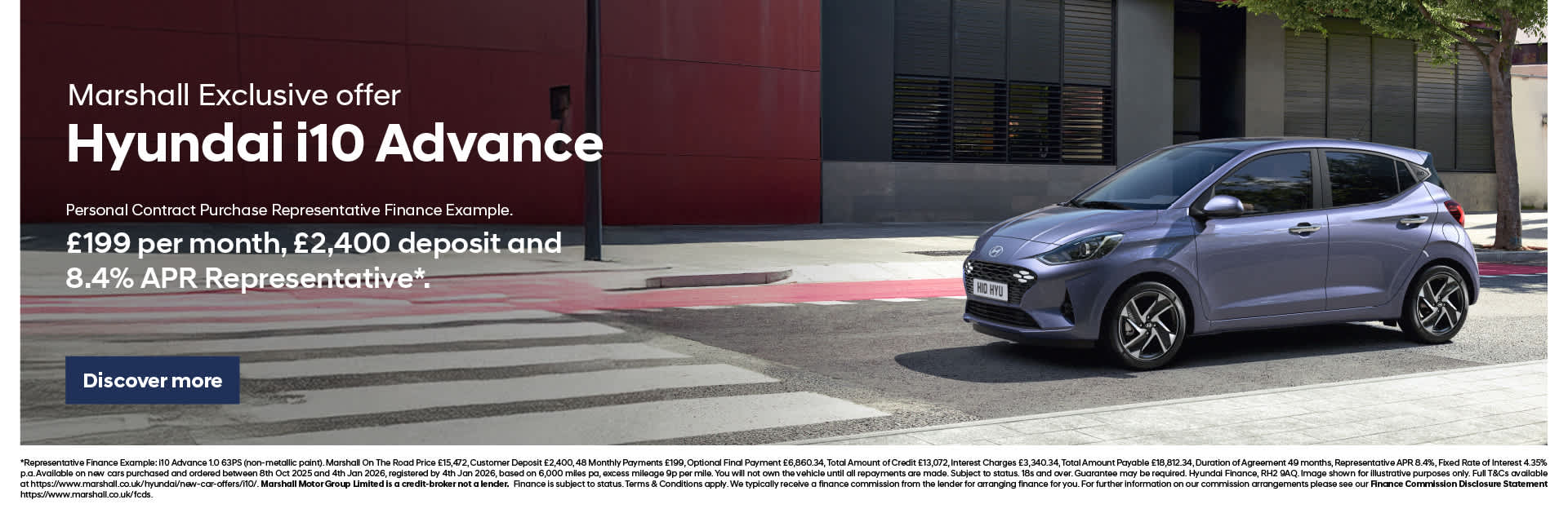 Hyundai i10 Personal Contract Purchase Offer