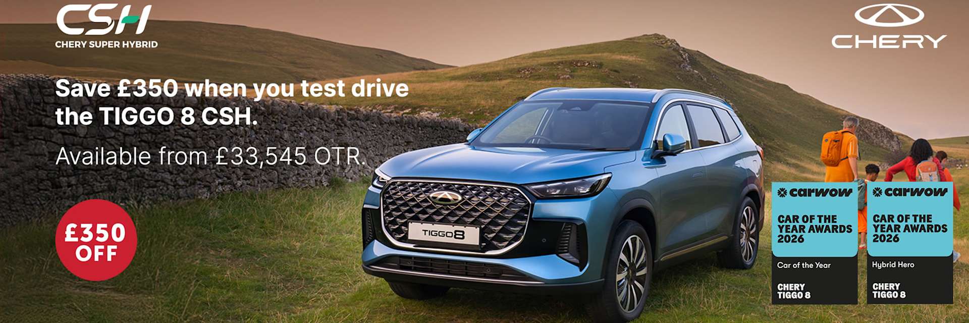 TIGGO 8 CARWOW AWARD