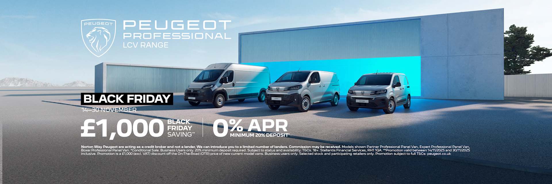 Peugeot LCV Black Friday