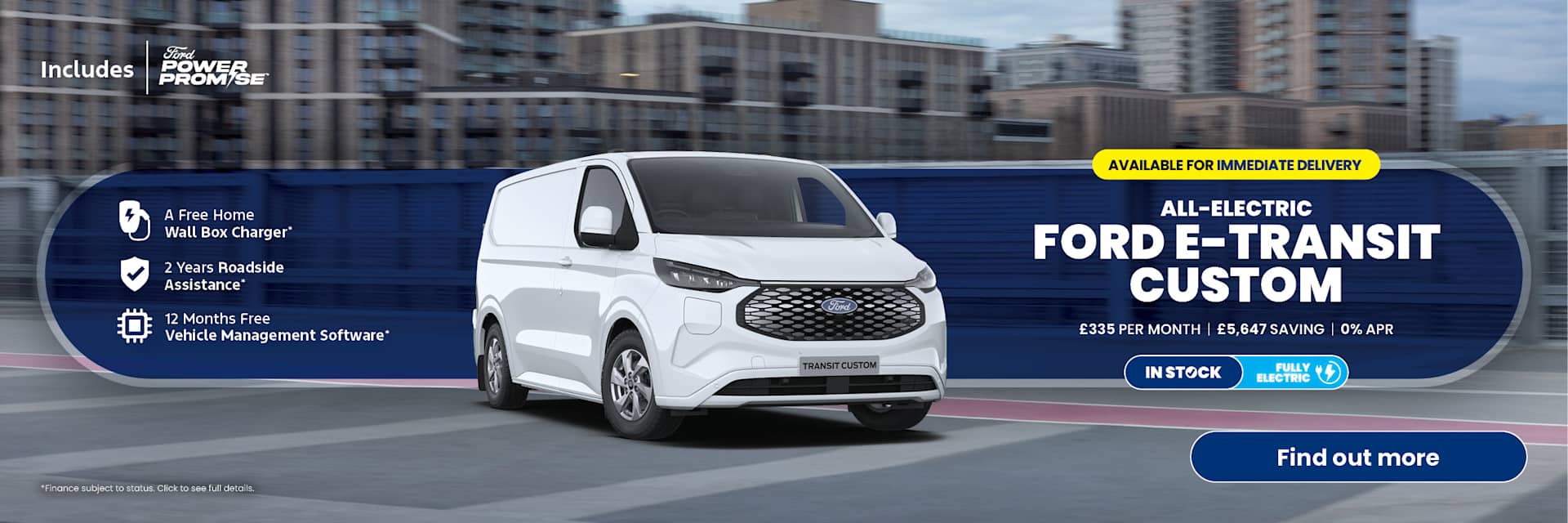 Ford E-Transit Custom Offer