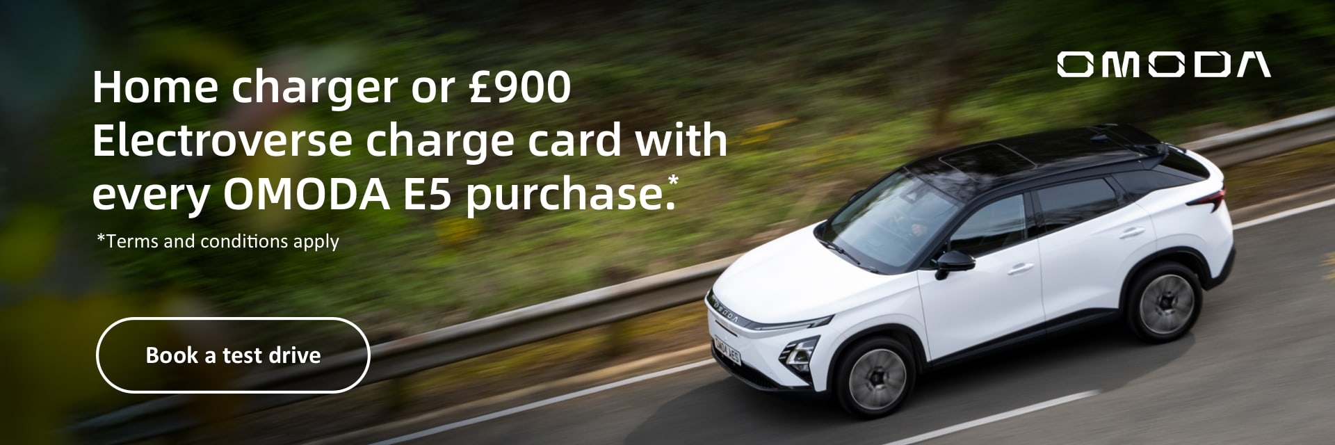 A FREE HOME CHARGER OR £900 ELECTROVERSE CHARGE CARD