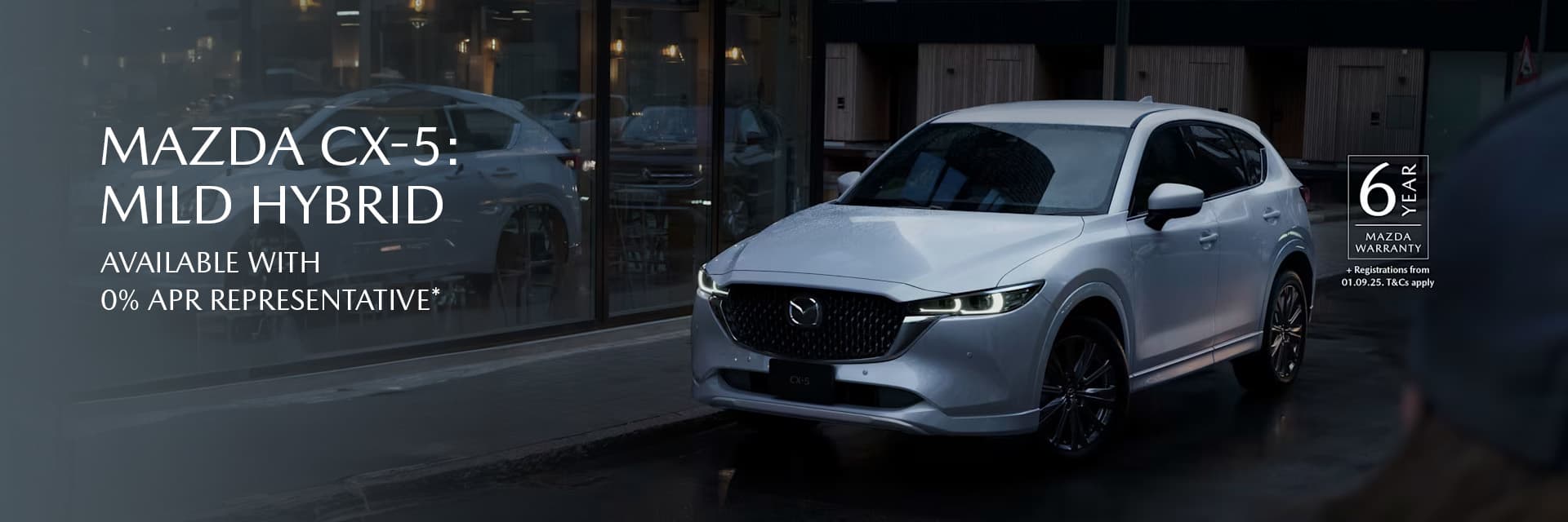 The MAZDA CX-5 0% APR REPRESENTATIVE*