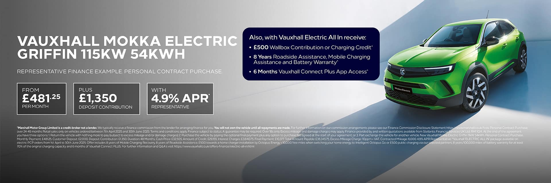 VAUXHALL MOKKA ELECTRIC OFFER