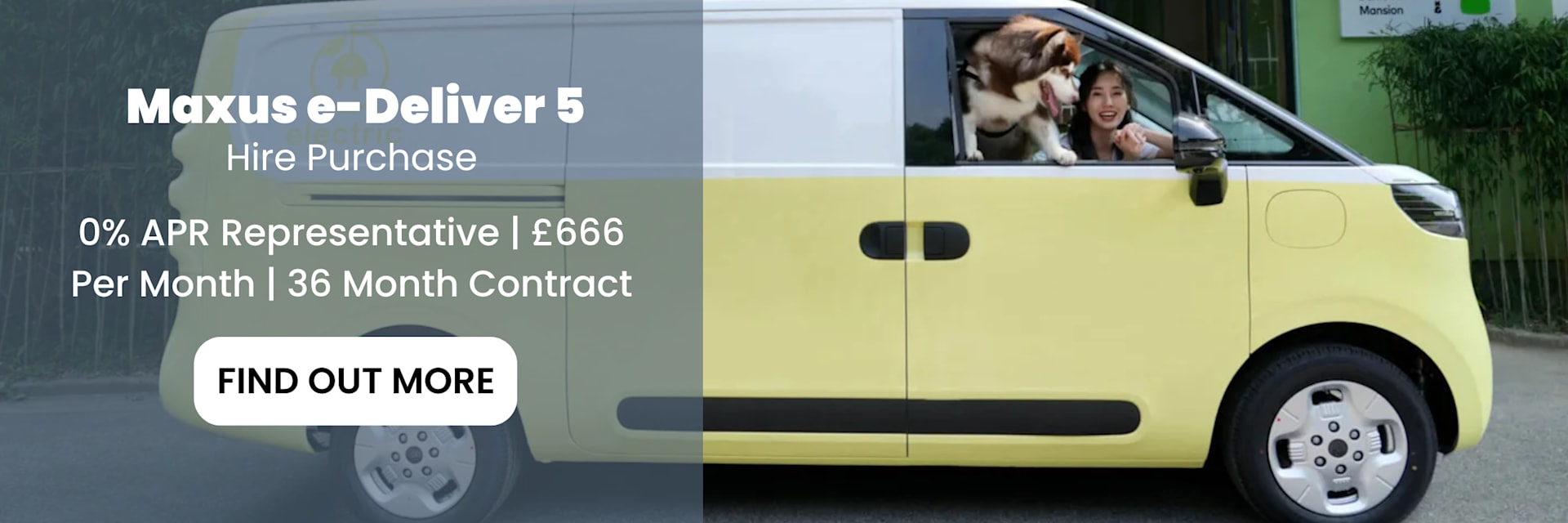 Maxus eDELIVER 5 Hire Purchase 