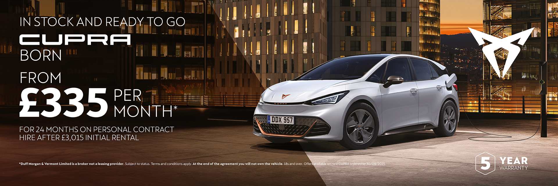 CUPRA Born Personal Contract Hire 