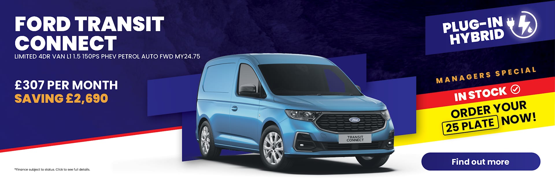 Ford Transit Connect Managers Special Q1 25 