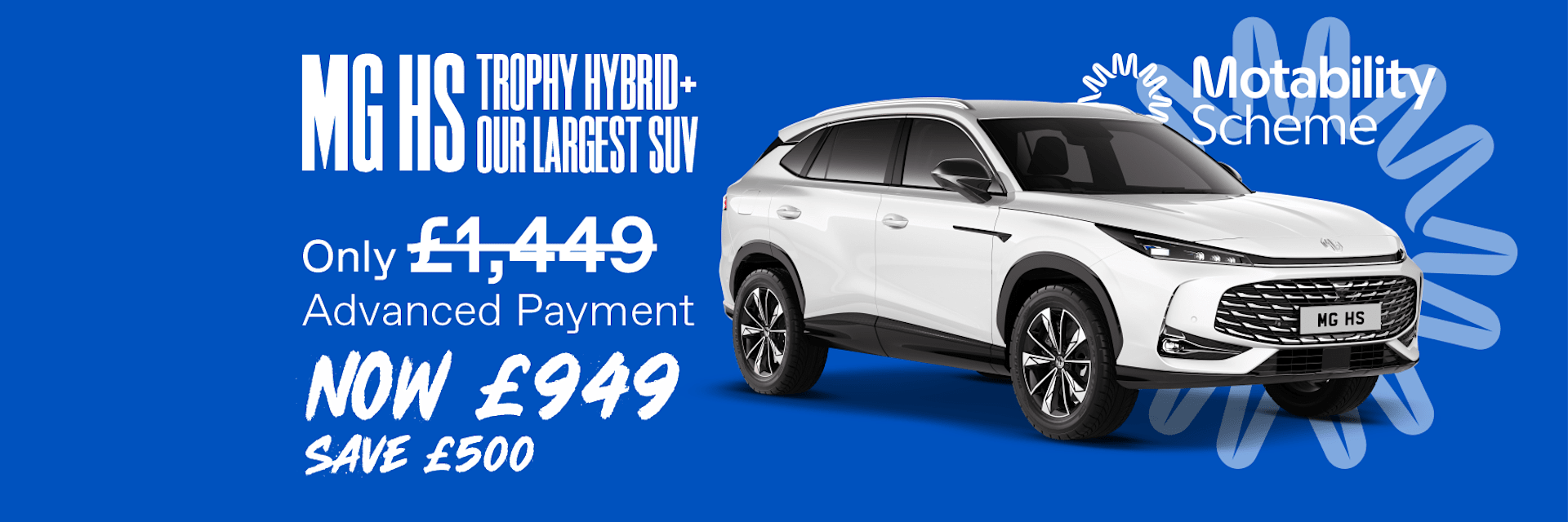 Q126 Motability MG HS Hy+