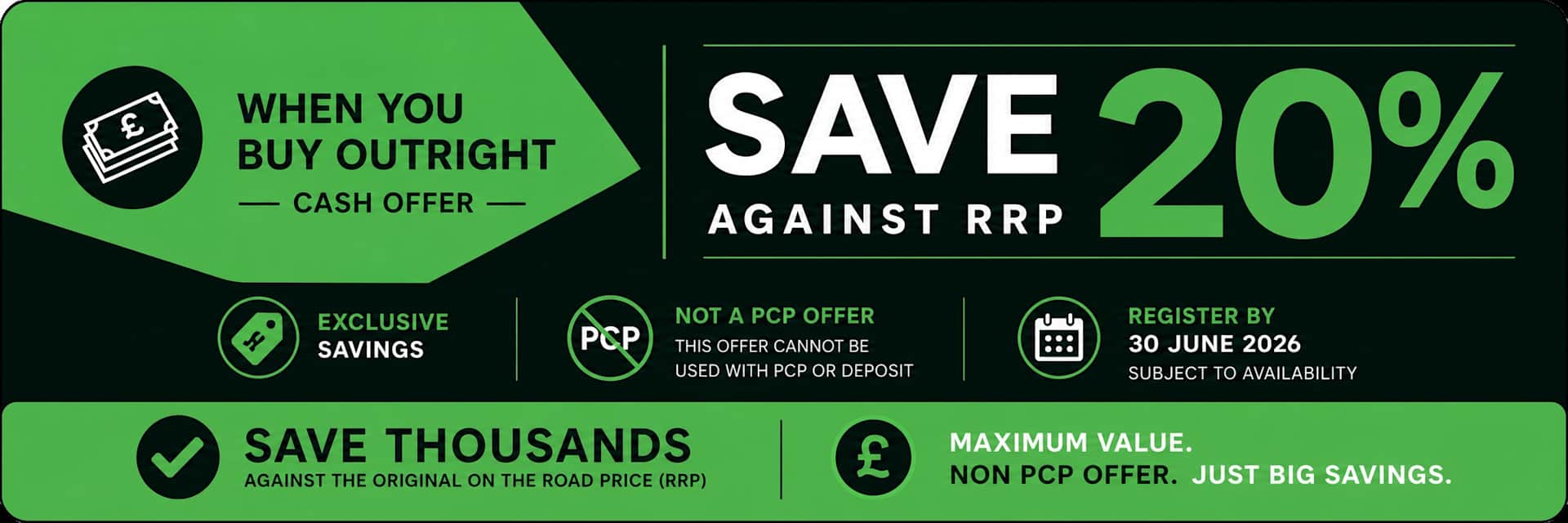 20% Off Skoda Offer