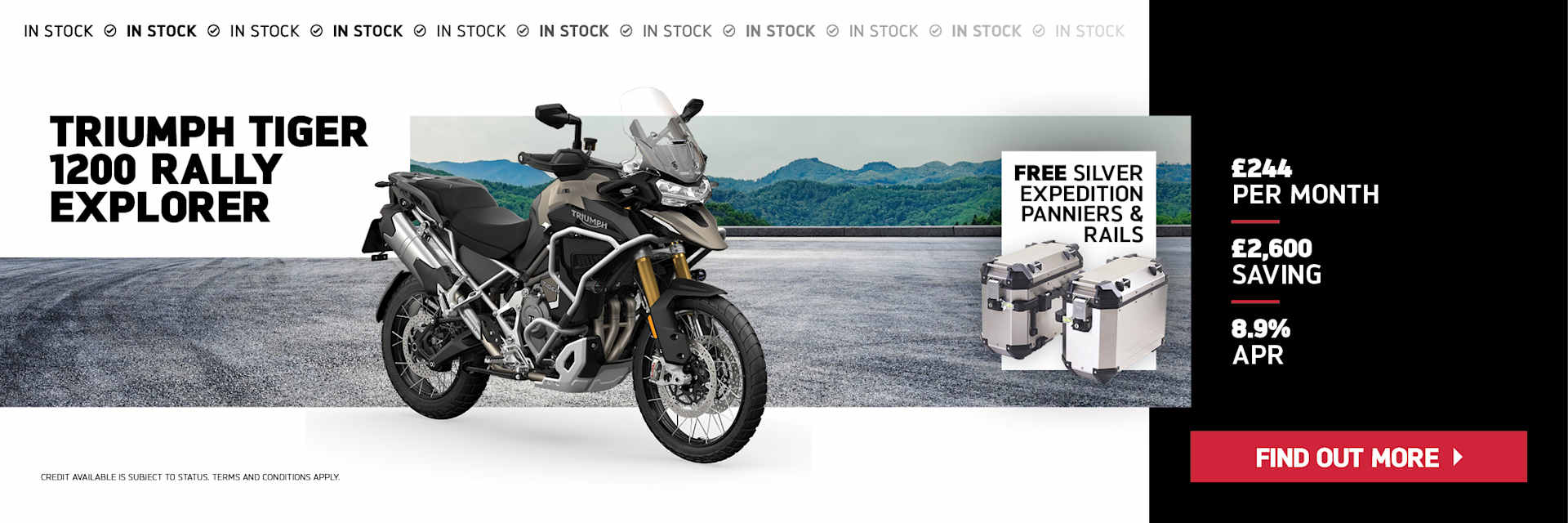Triumph Tiger 1200 Rally Explorer Offer 