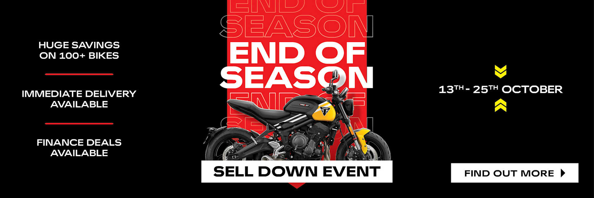 End Of Season Sell Down Event