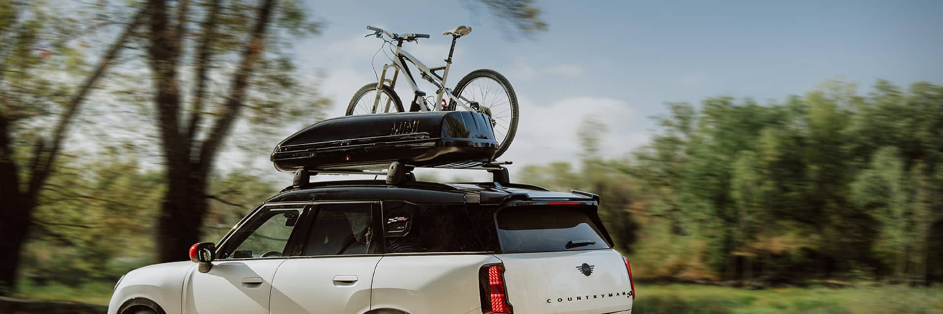 Bagażnik rowerowy i Pojemnik dachowy MINI
