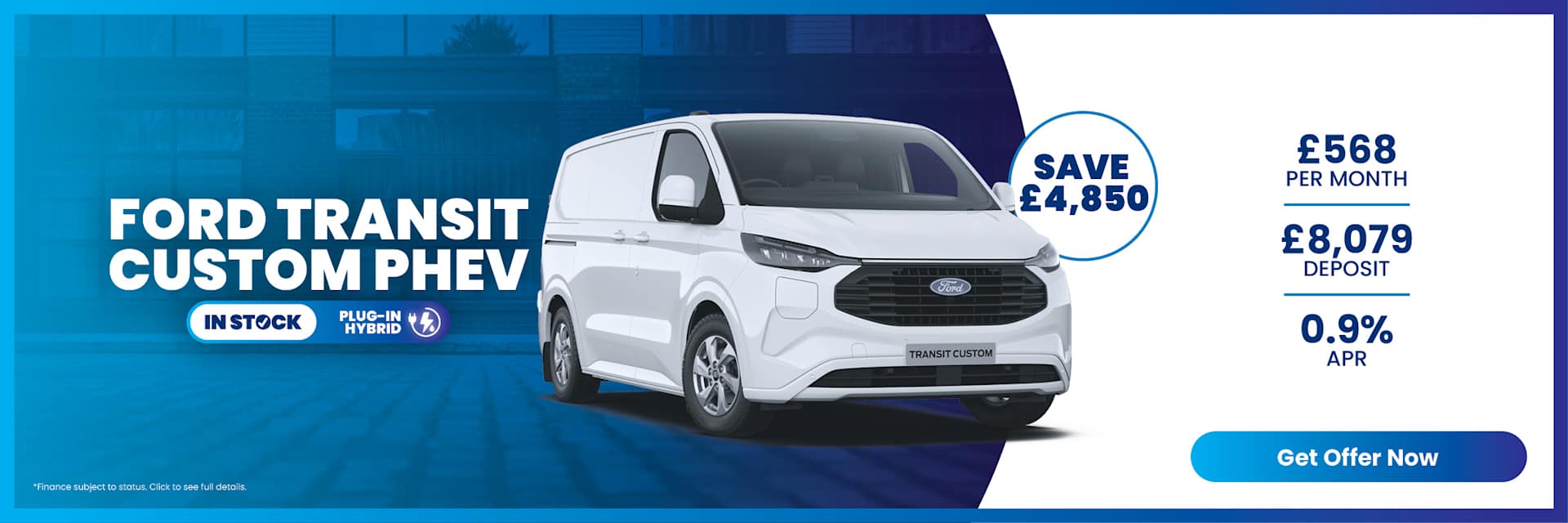Ford Transit Custom PHEV Offer