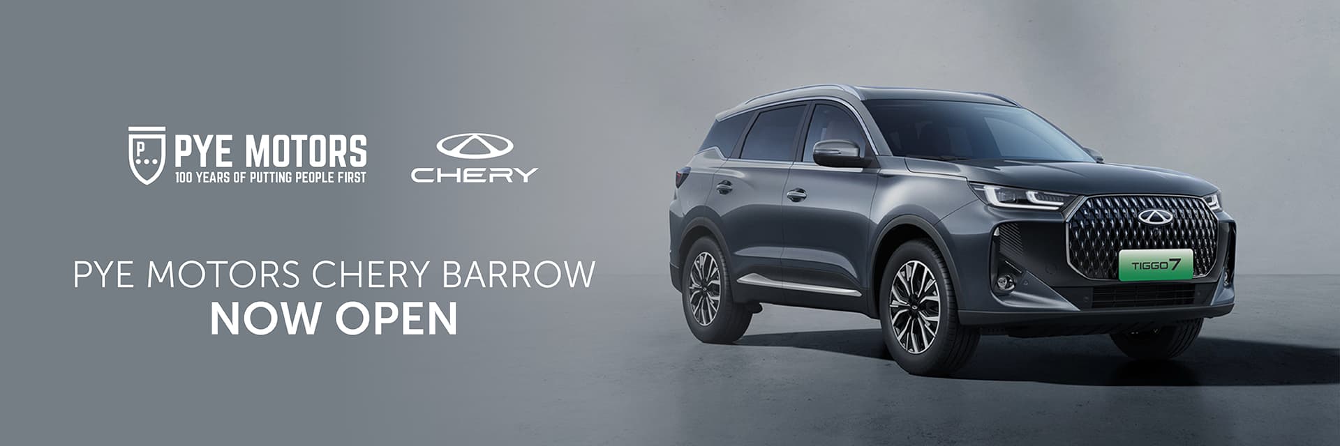 Chery Barrow Now Open baner