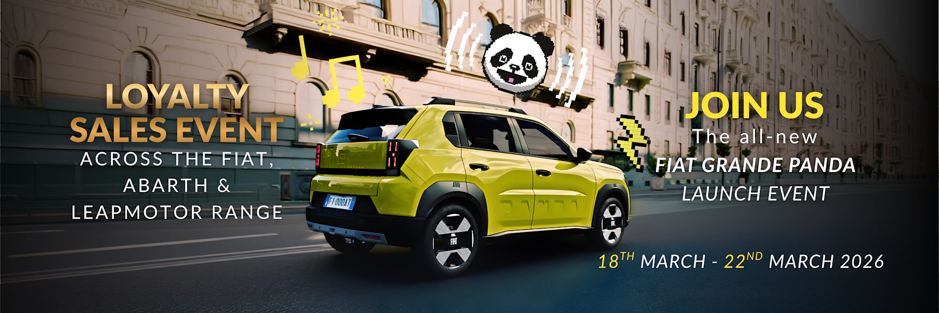 Q1 2026 Fiat Grande Panda Launch &amp; Sales Event