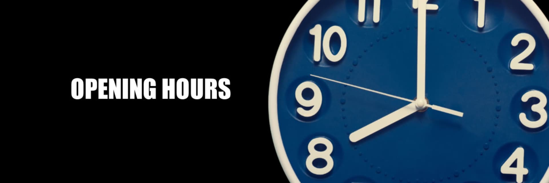 Bank Holiday Opening Hours