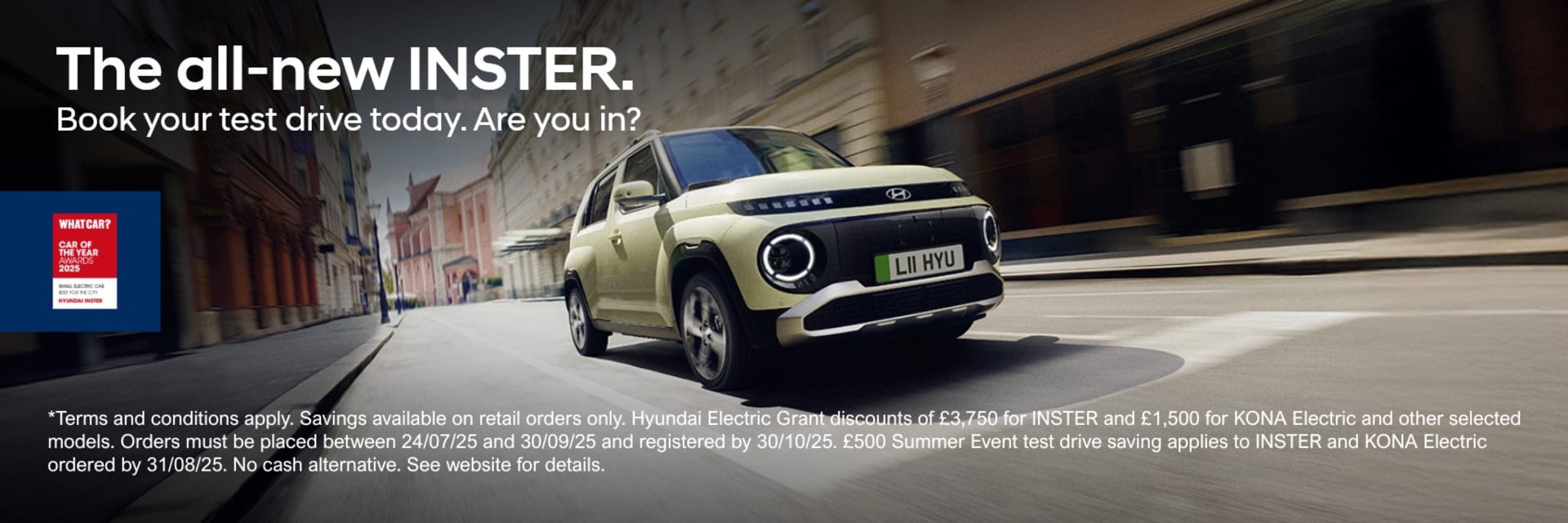 Hyundai Electric Grant all-new INSTER