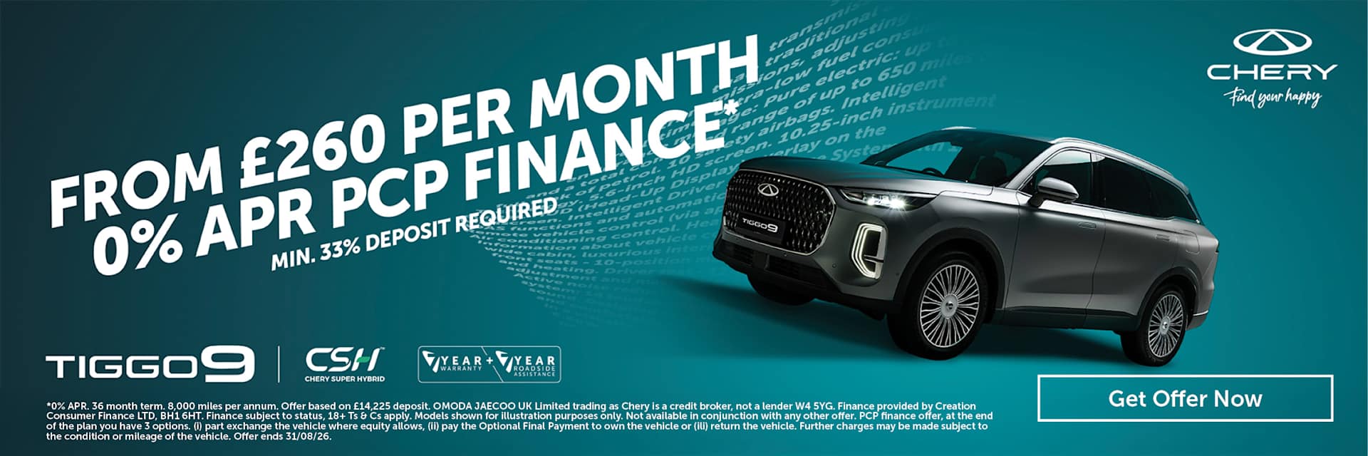 Chery Tiggo 9  Campaign