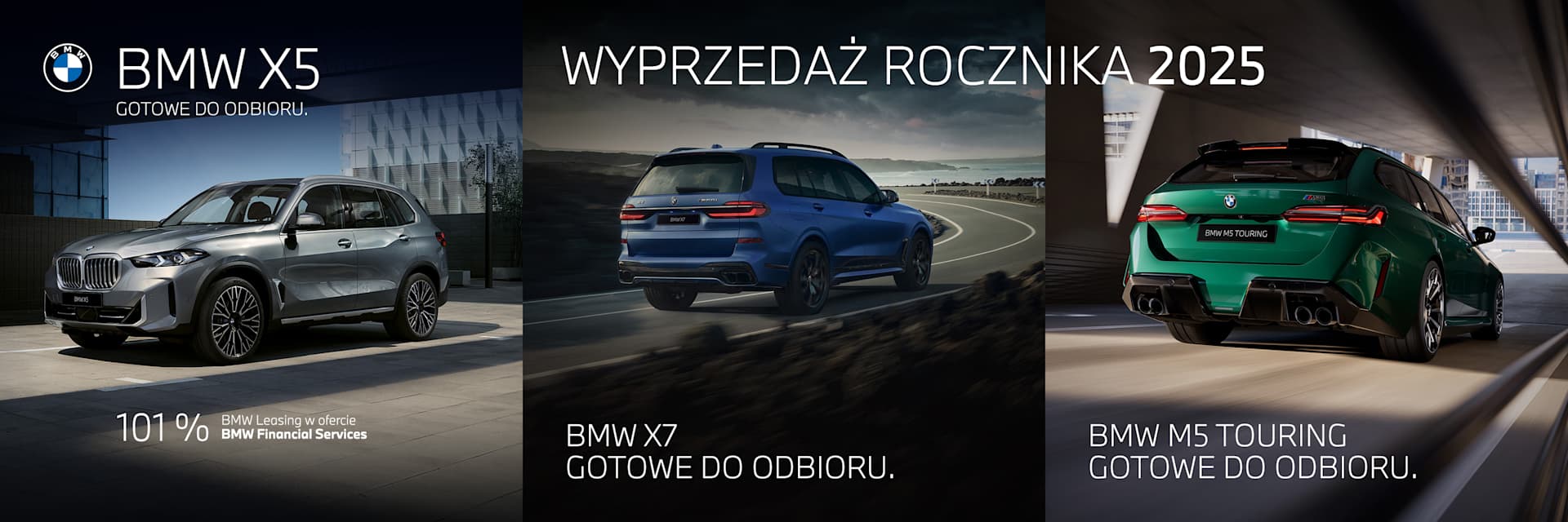 BMW X5, X7, M5 Touring. Wyprzedaż Rocznika 2025