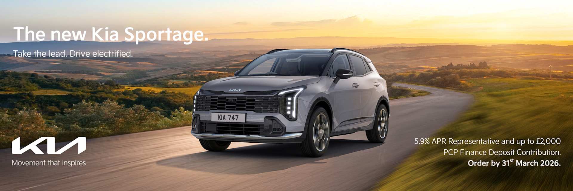 New Sportage: 5.9% APR Representative