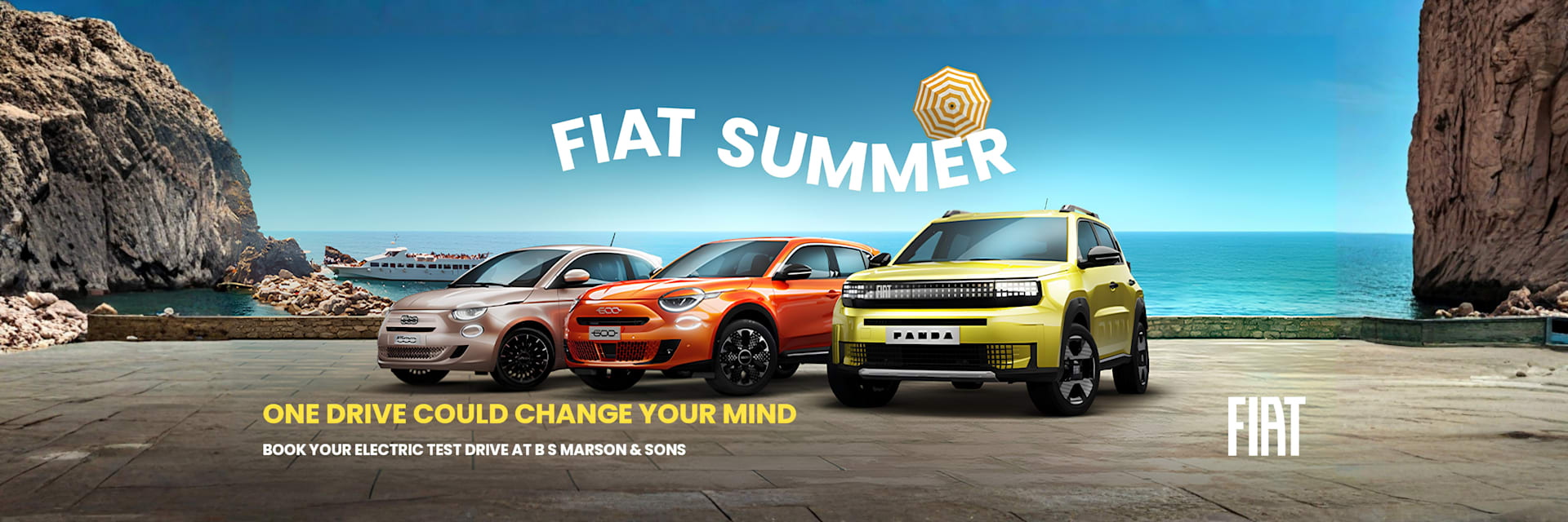 Fiat Summer Electric Car Test Drive