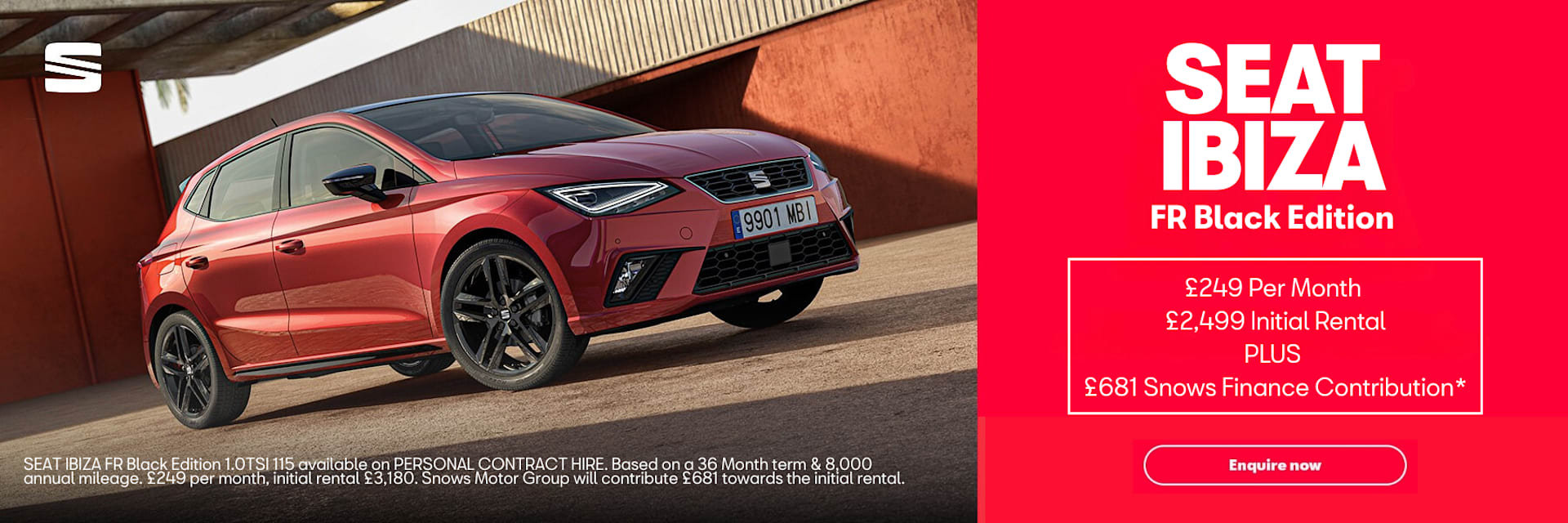 SEAT Ibiza Black Edition Offer