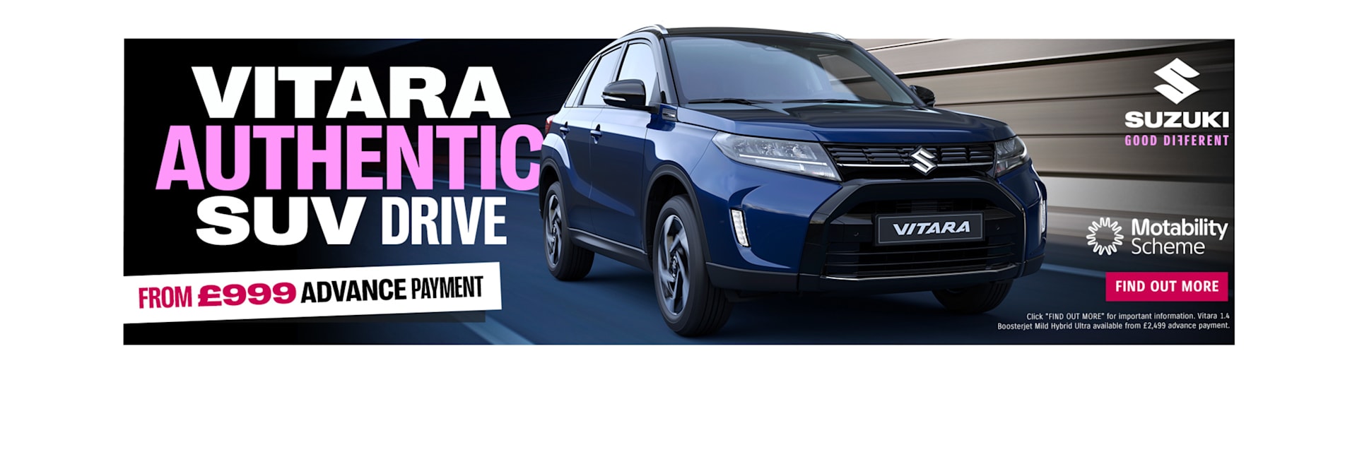 Suzuki Vitara Motability Offer