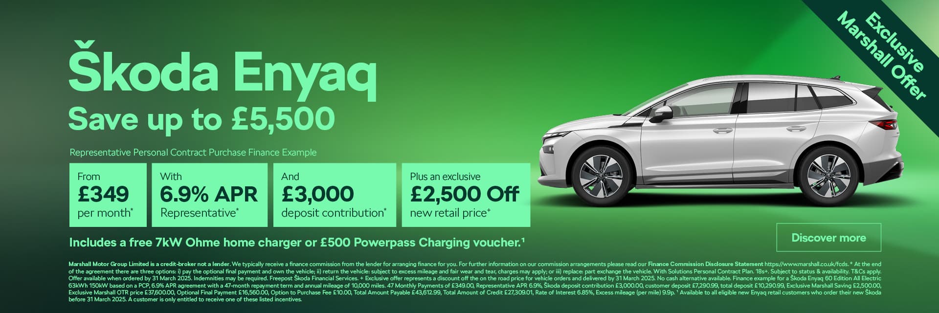 New Škoda Enyaq iV offers