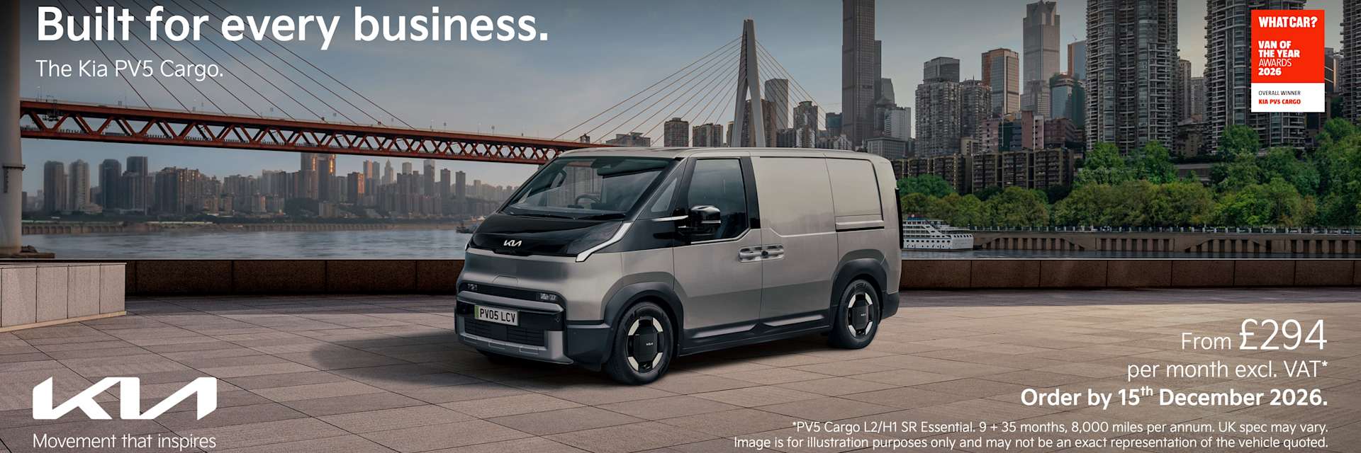 Kia PV5 Cargo Contract Hire