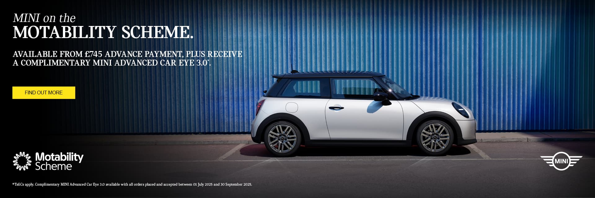 MINI ON THE MOTABILITY SCHEME.