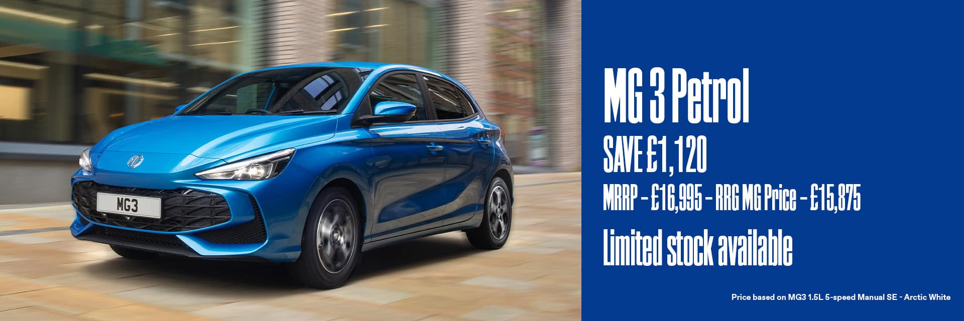New MG3 Models in Stock now available for immediate delivery