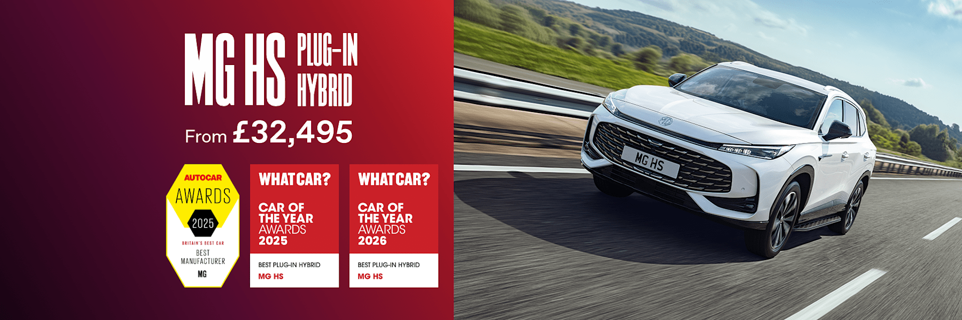 MG HS Plug-in Hybrid from £32,495