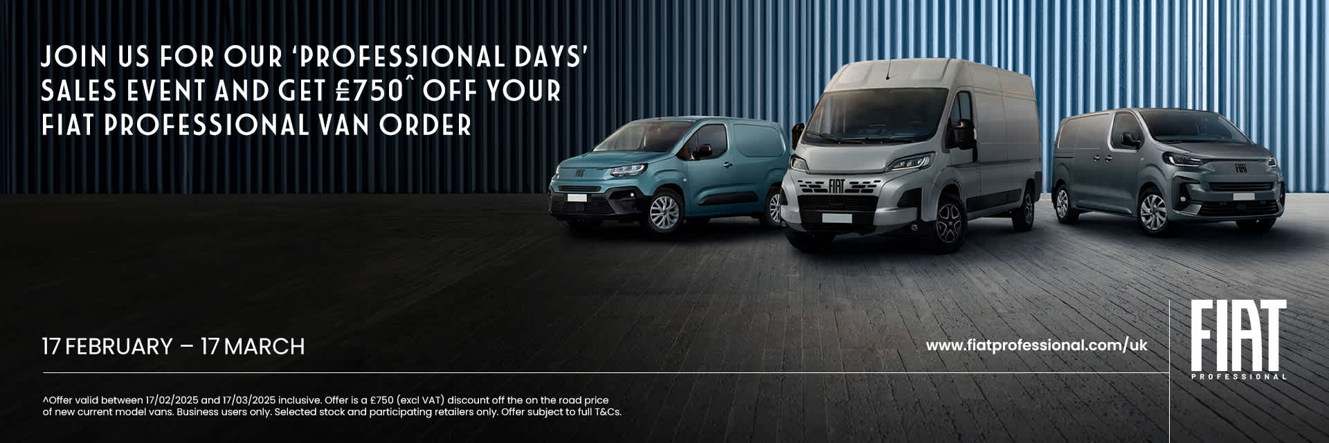 Join us for our "Professional Days" Sales Event