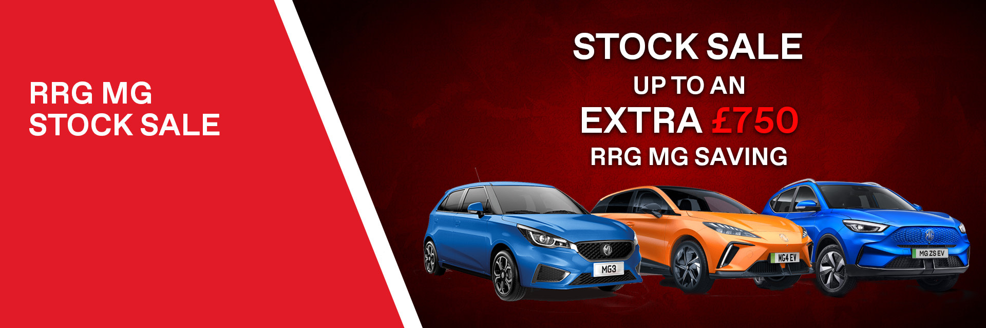 RRG MG Stock Sale - Extra £750 Saving