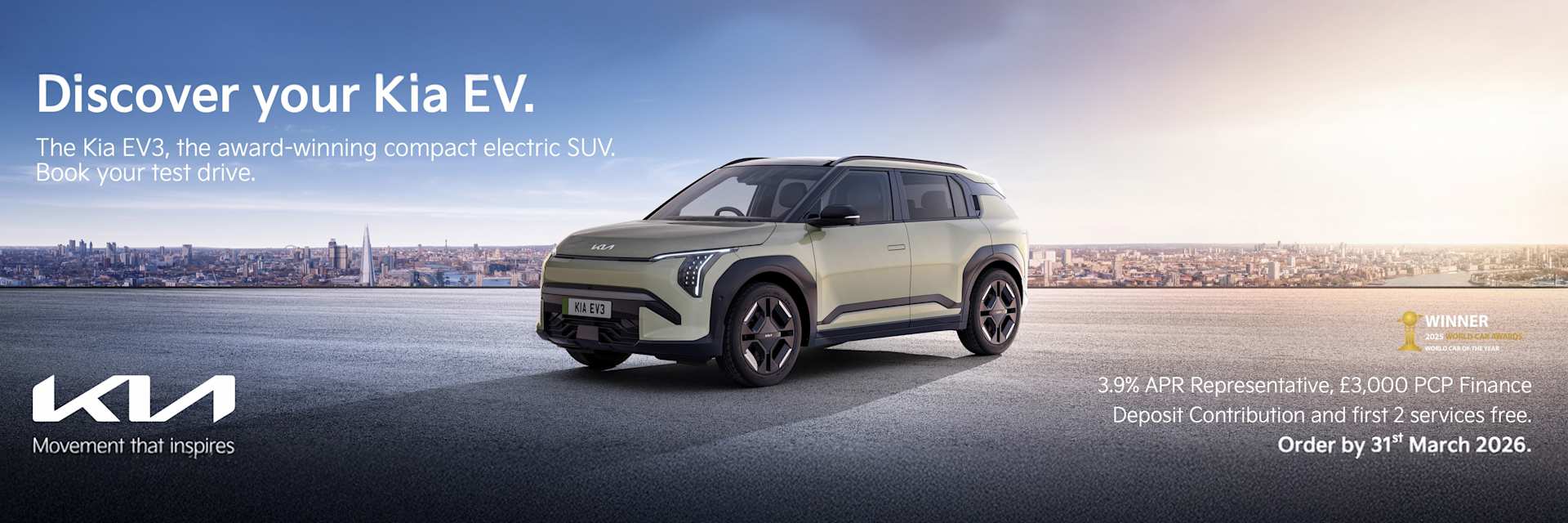 EV3: 3.9% APR Representative