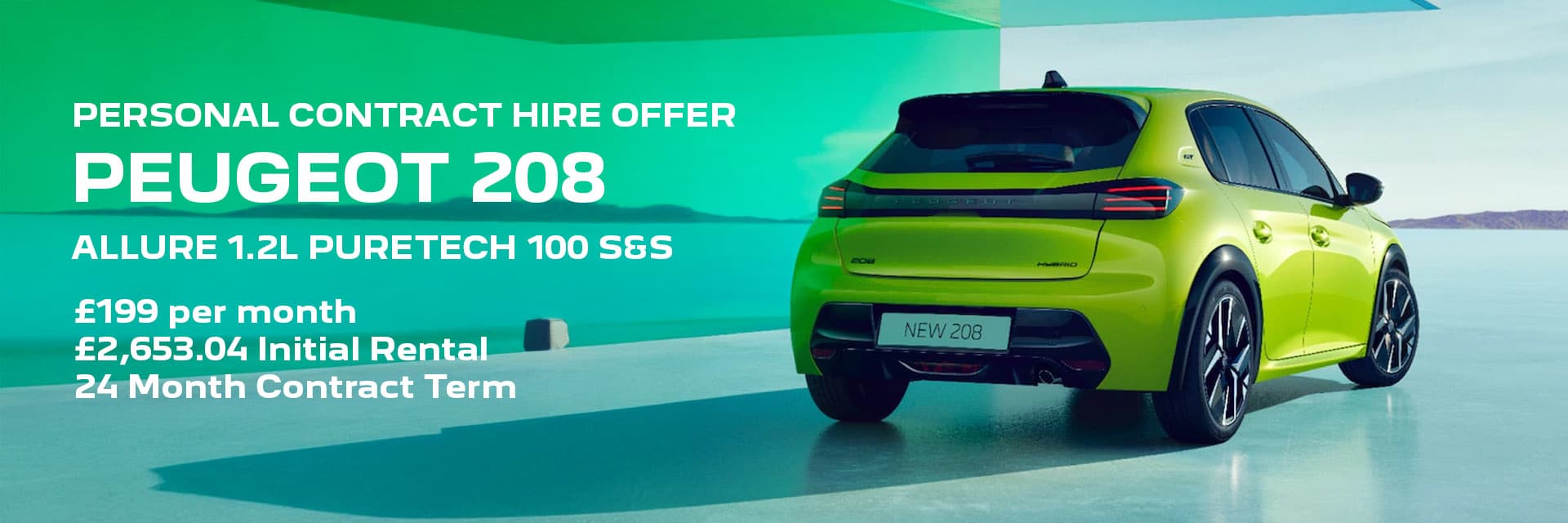 Peugeot 208 Allure Personal Contract Hire Offer