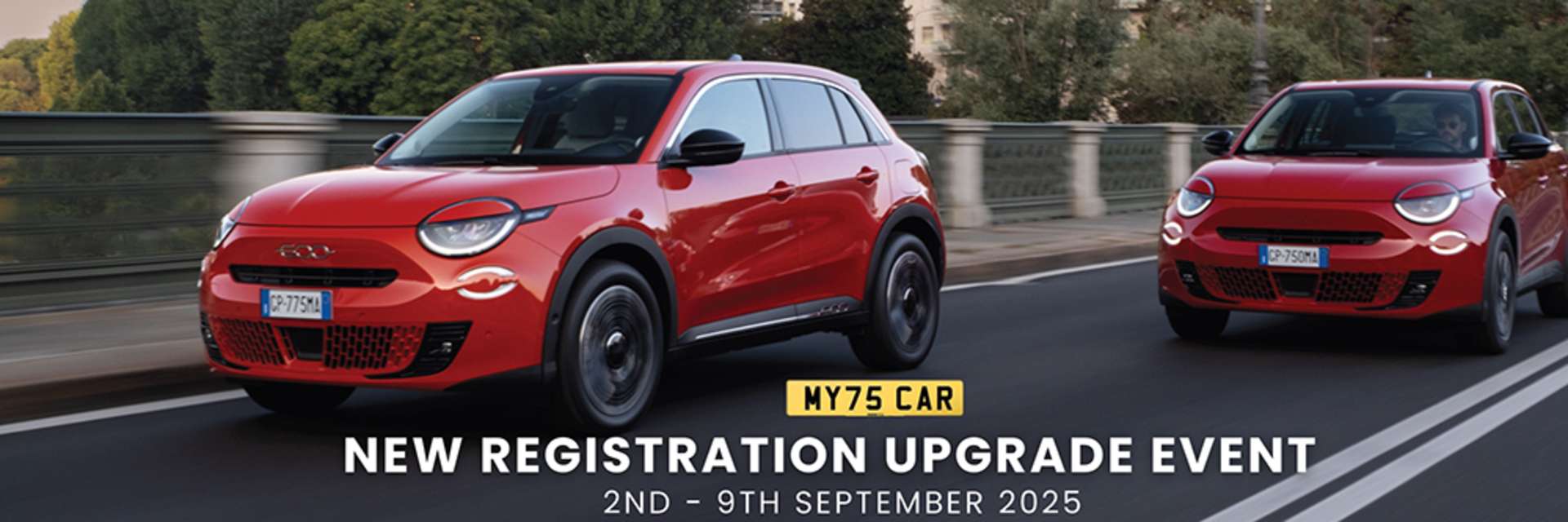 New 75-plate Upgrade Event