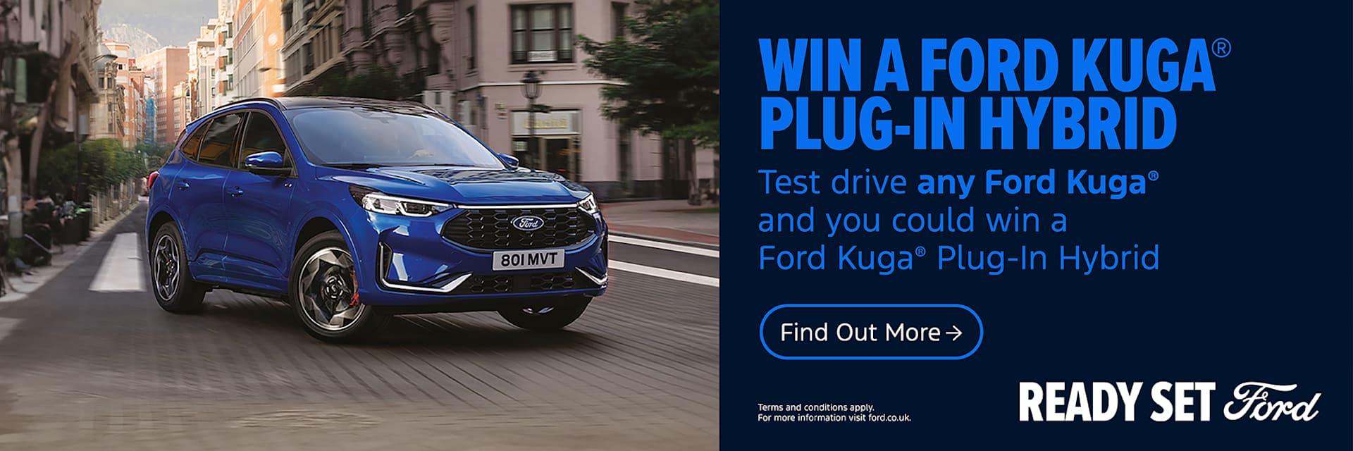 Win a Ford Kuga Plug In Hybrid PHEV