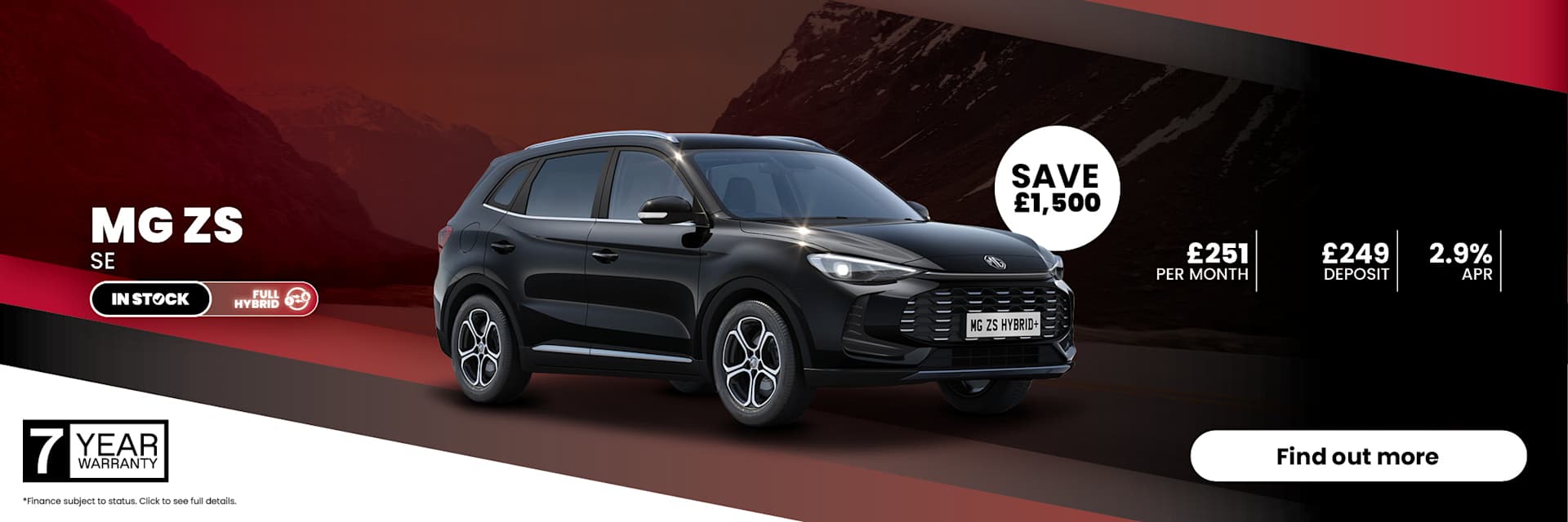 MG ZS Offer 