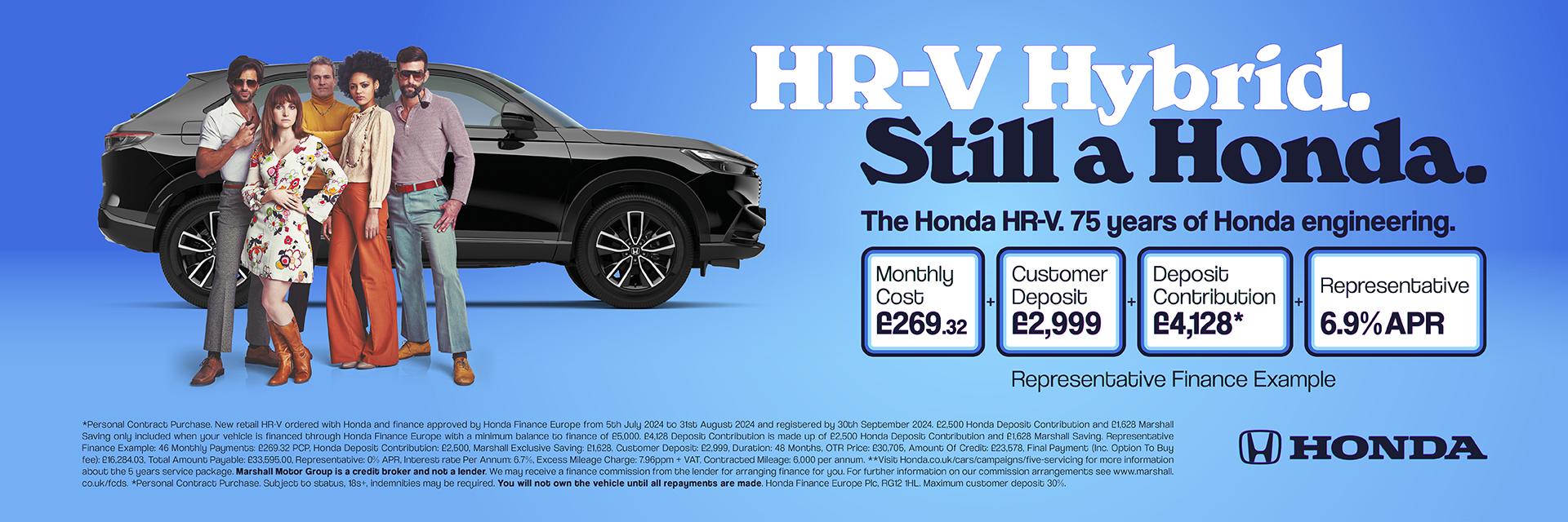 HONDA HR-V PERSONAL CONTRACT PURCHASE OFFER