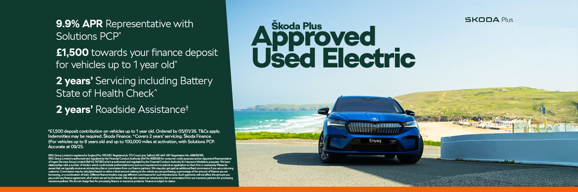 Škoda Plus Approved Used Electric Offer