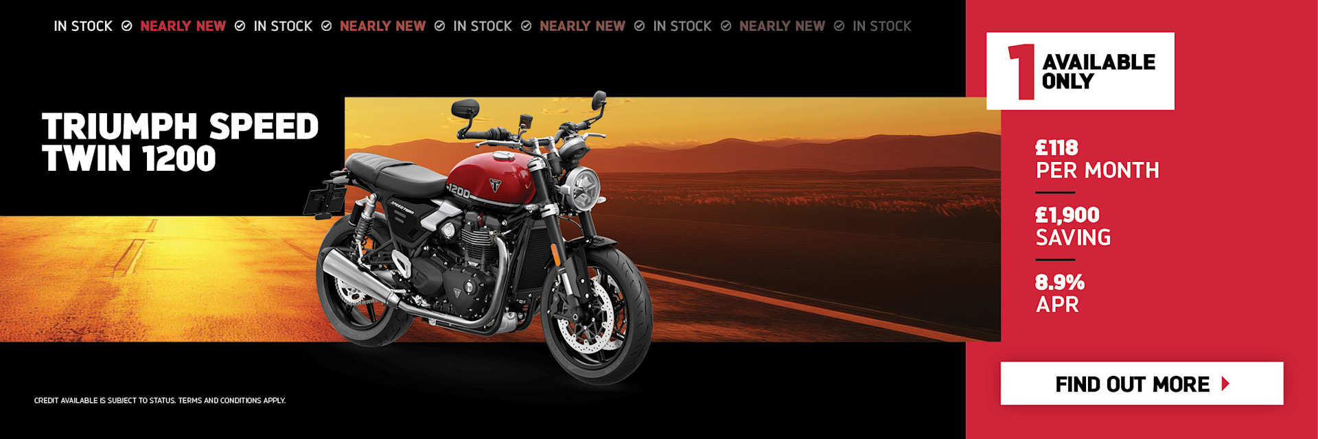 Triumph Speed Twin 1200 Offer 