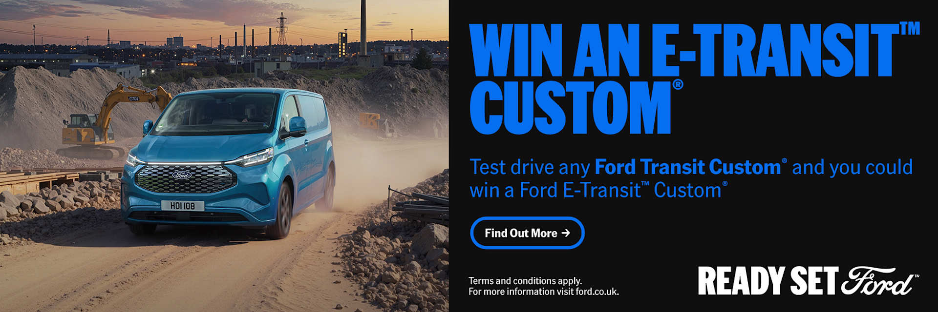 Win an E-Transit Custom