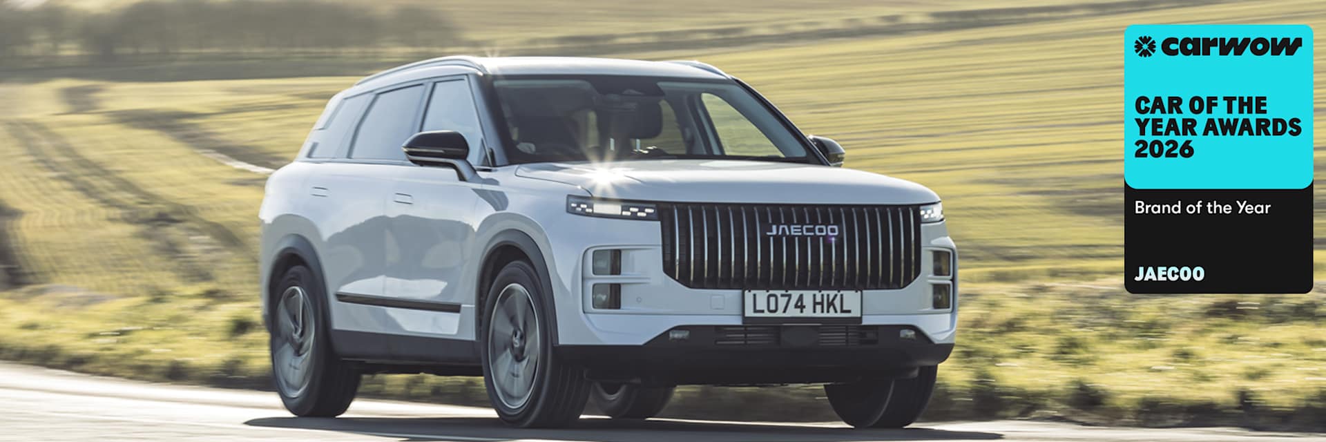 Jaecoo Carwow Car Brand of the Year 